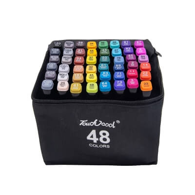Маркеры Touch Cool для скетчинга, 48 цветов-1